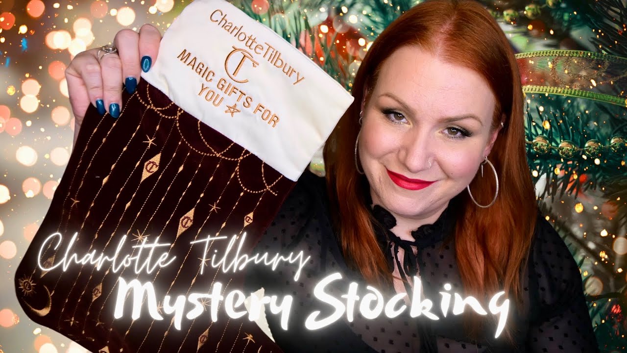 CHARLOTTE TILBURY MYSTERY STOCKING 2023 UNBOXING | 7 MAKEUP ITEMS WORTH £196
