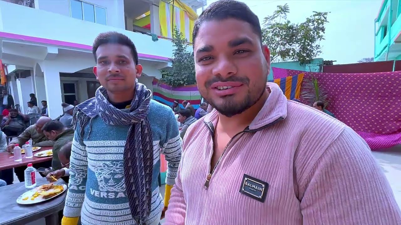 Vidhayak Ji ke ghar Bhoj! 🍛😍 #DesiVlog #VillageLife #Bhoj #IndianFeast #DailyVlog #APinchOfLife