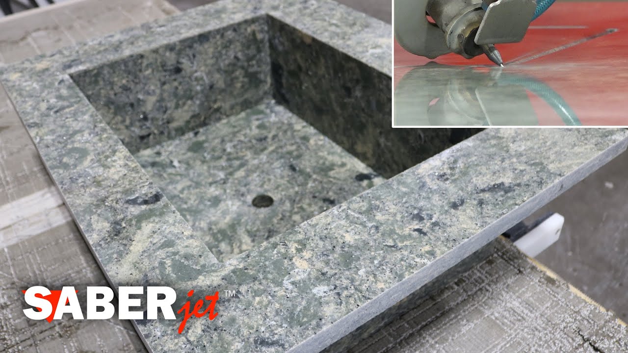 Mitered Quartz Sink | SABERjet™