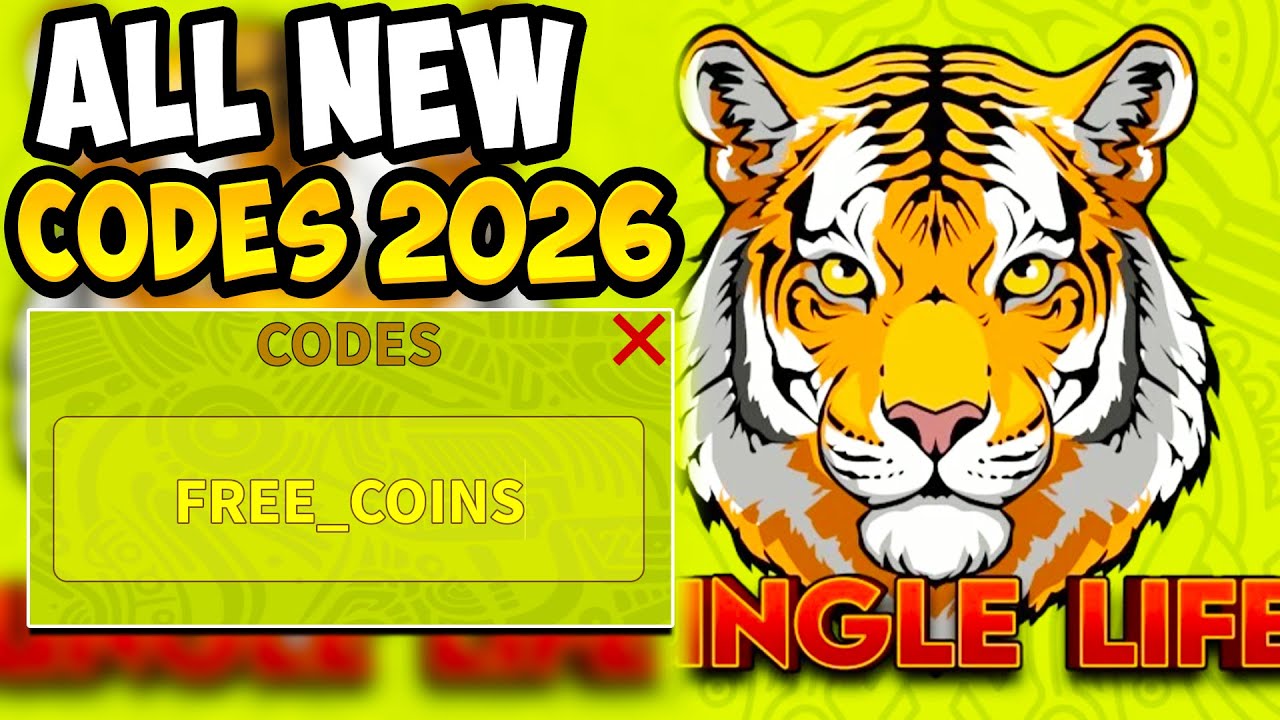 ВСЕ РАБОЧИЕ КОДЫ ДЛЯ ИГРЫ JUNGLE LIFE В ROBLOX - Новые коды для Jungle Life 2026!