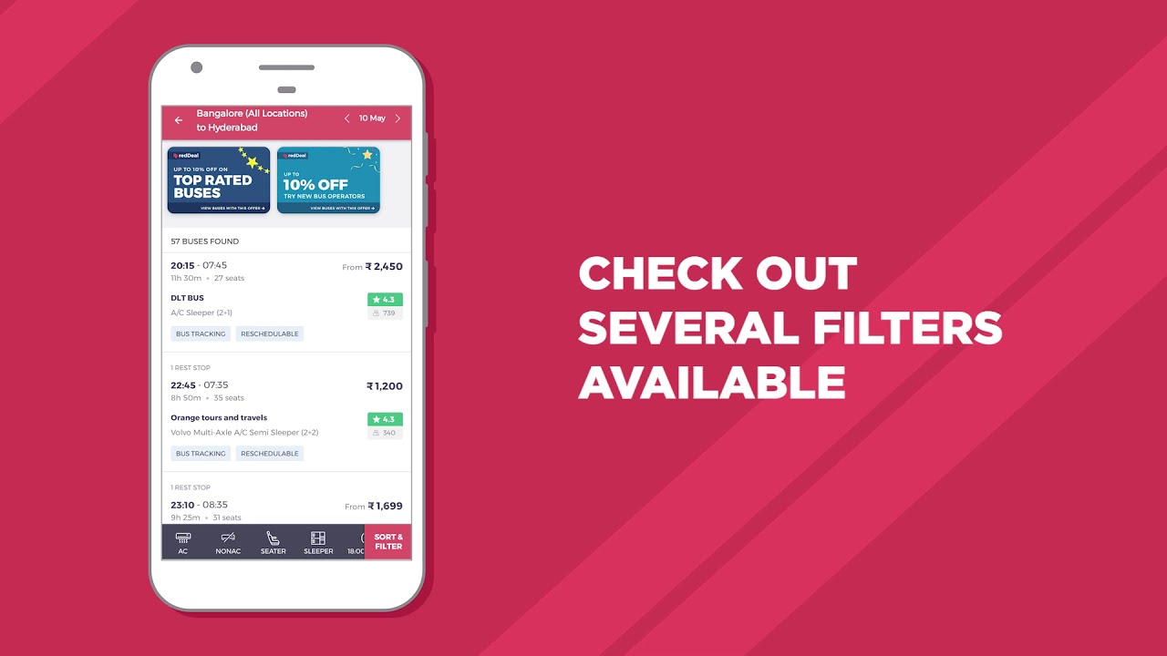 Bus Ticket Booking Online l redBus Online Bus Ticket Booking [How to Book Bus Tickets Online]