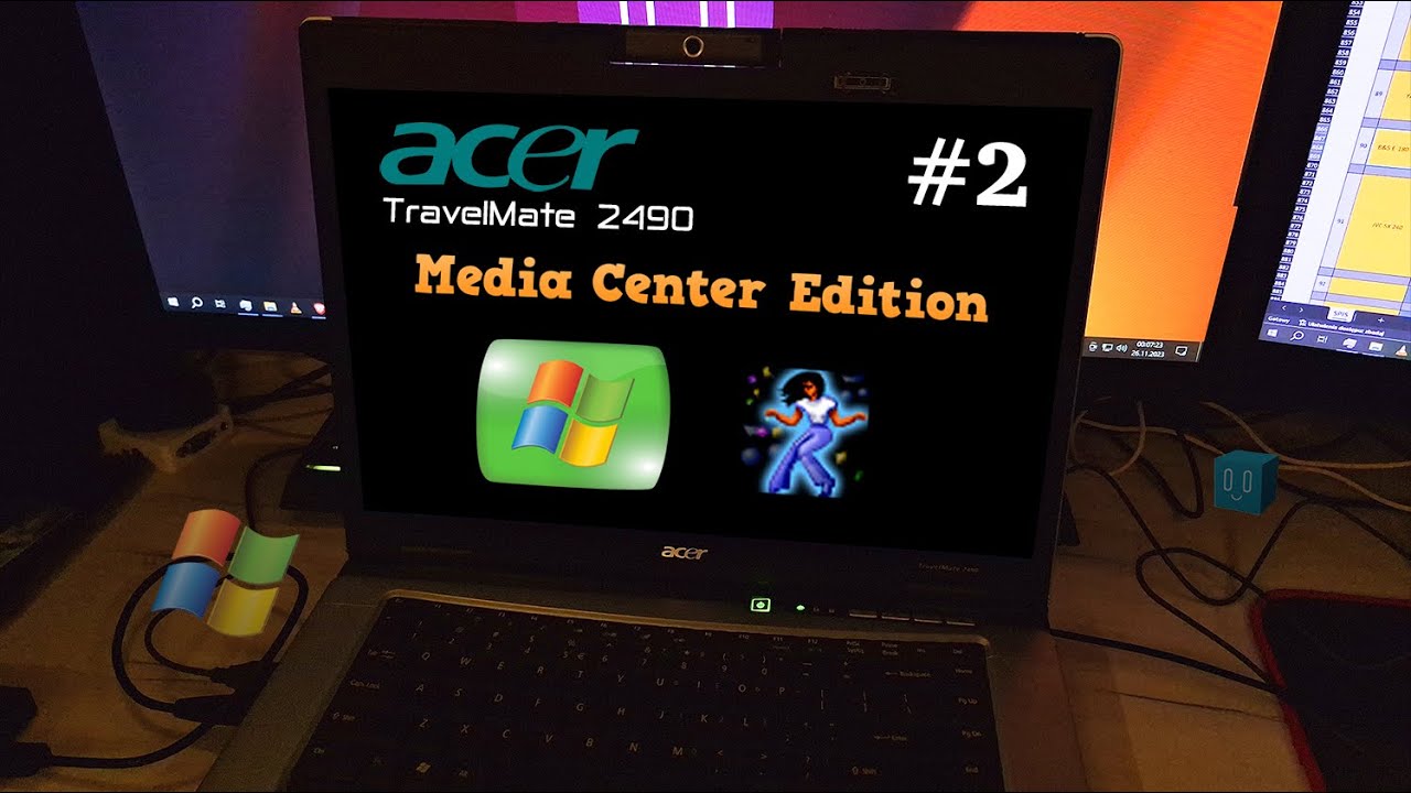Instalacja Windows XP Media Center Edition i jego inspekcja - Acer Travelmate 2490