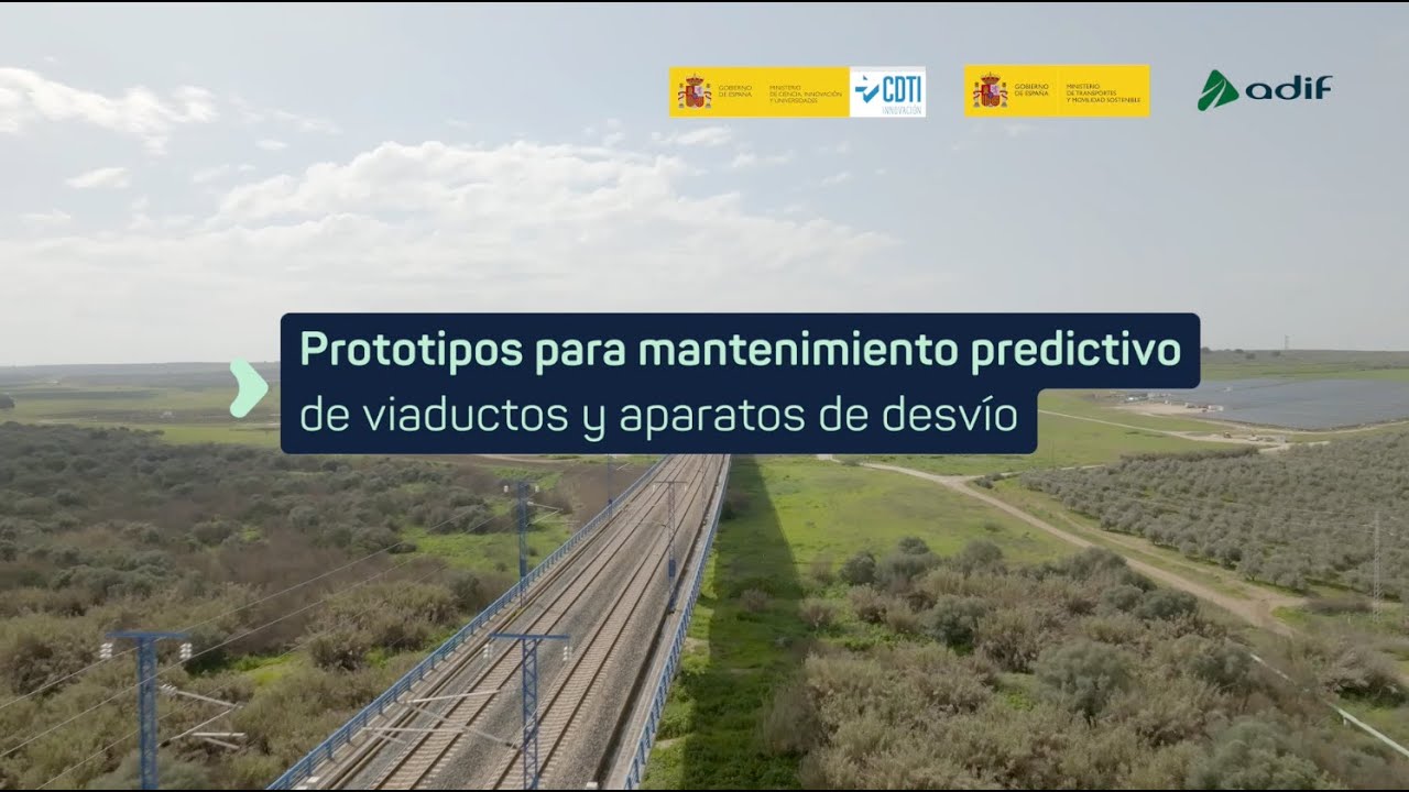 Soluciones innovadoras para el mantenimiento predictivo de viaductos y aparatos de desvío