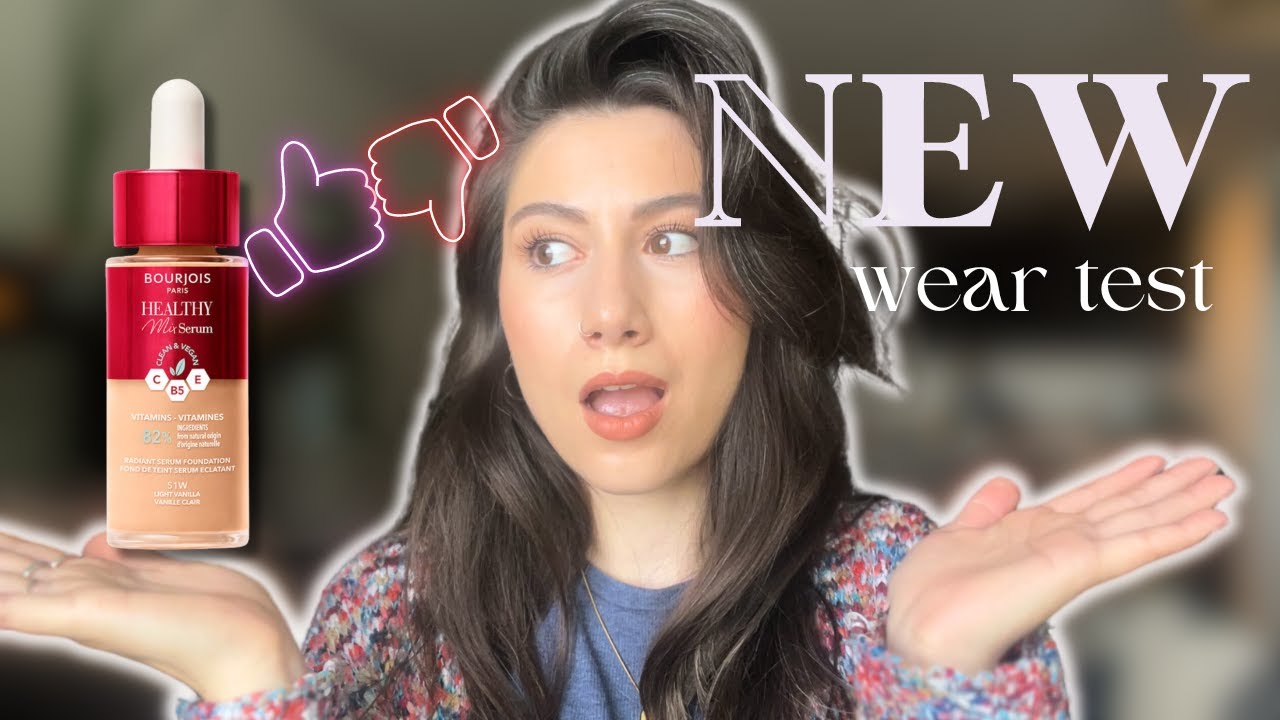 NEW Bourjois Healthy Mix Serum Foundation | Full Day Wear Test