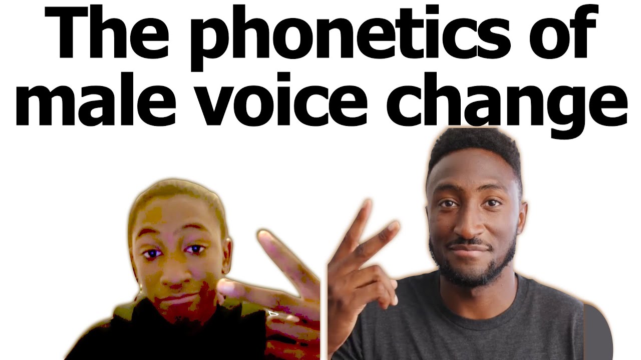 The phonetics of male voice change