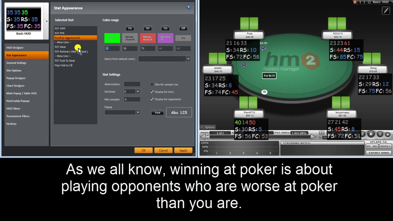 How To Build And Use A Simple And Effective Poker HUD