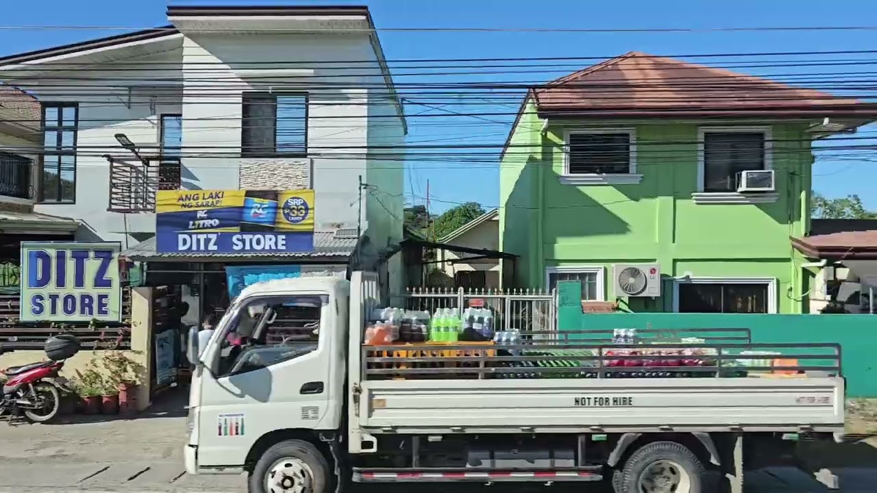 Philippines Bus Ride: Villasis, Pangasinan to Rosario, La Union Public Market (12.14.'23: 4K-UHD)