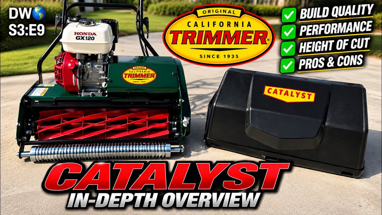 25-дюймовый триммер California Catalyst — подробный обзор DW🌎 S3:E9 #catalyst #reelmower