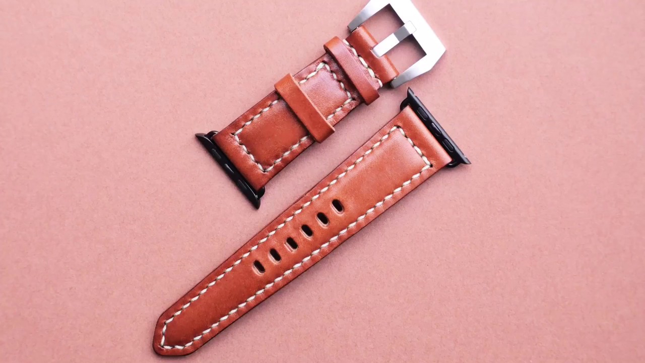 Apple Watch 錶帶【好好縫】Apple Watch 38/40/41mm及42/44/45mm適用皮革DIY材料包 #好好縫 #leatherism #港產皮革 leather diykit