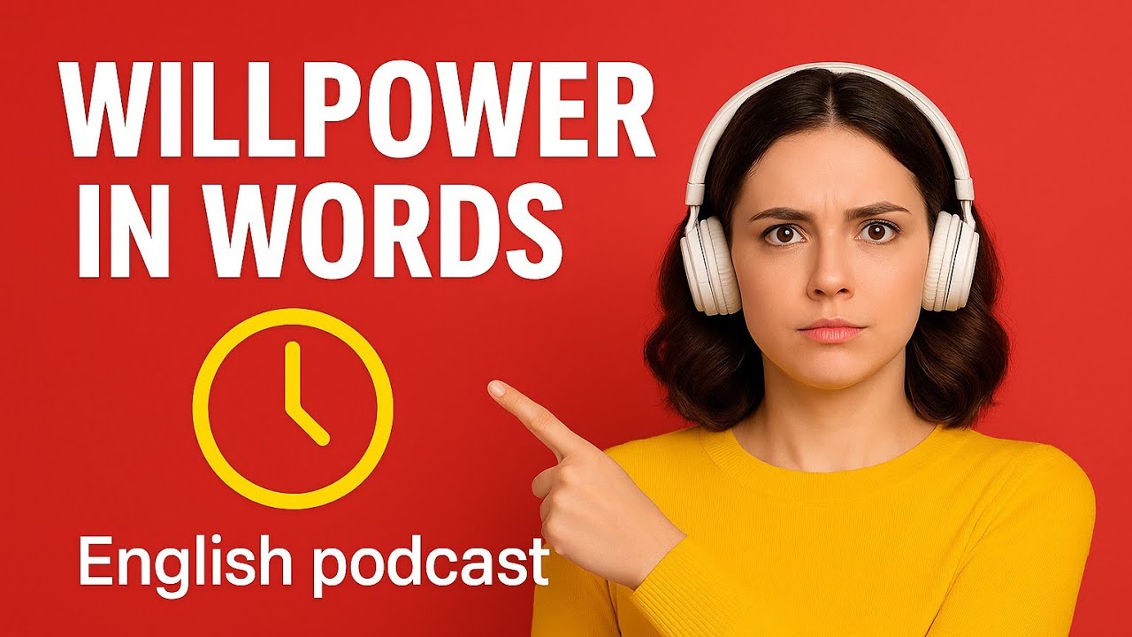 Willpower in Words: English Podcast to Build Daily Speaking Confidence (Ep. 1) | #english #podcast
