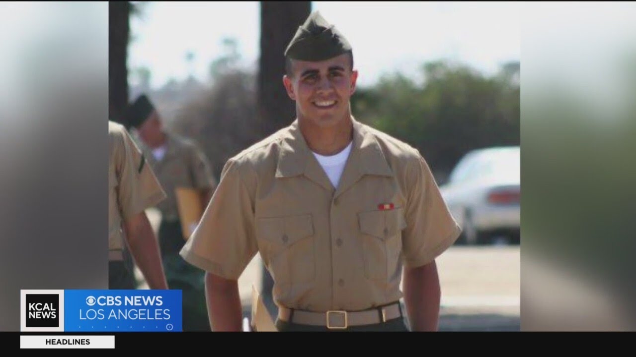 Remains of Marine killed in Ukraine receives a hero's welcome