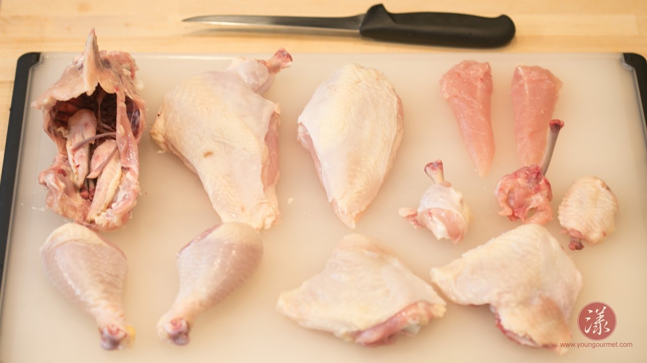 西式拆鸡法 Chicken Fabrication  |【漾漾美味】第18集