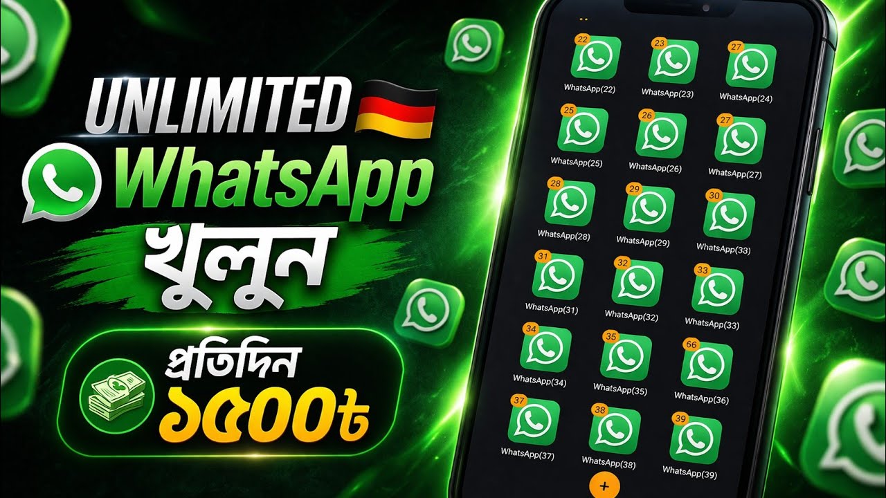 Unlimited Germany 🇩🇪 WhatsApp | 100% Working Method 2026 🔥