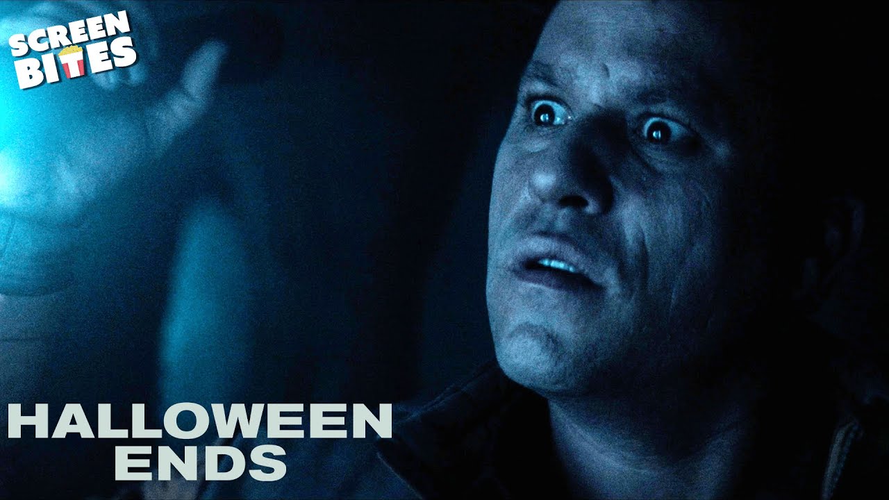 Michael Myers And Corey Kill The Cop | Halloween Ends (2022) | Screen Bites