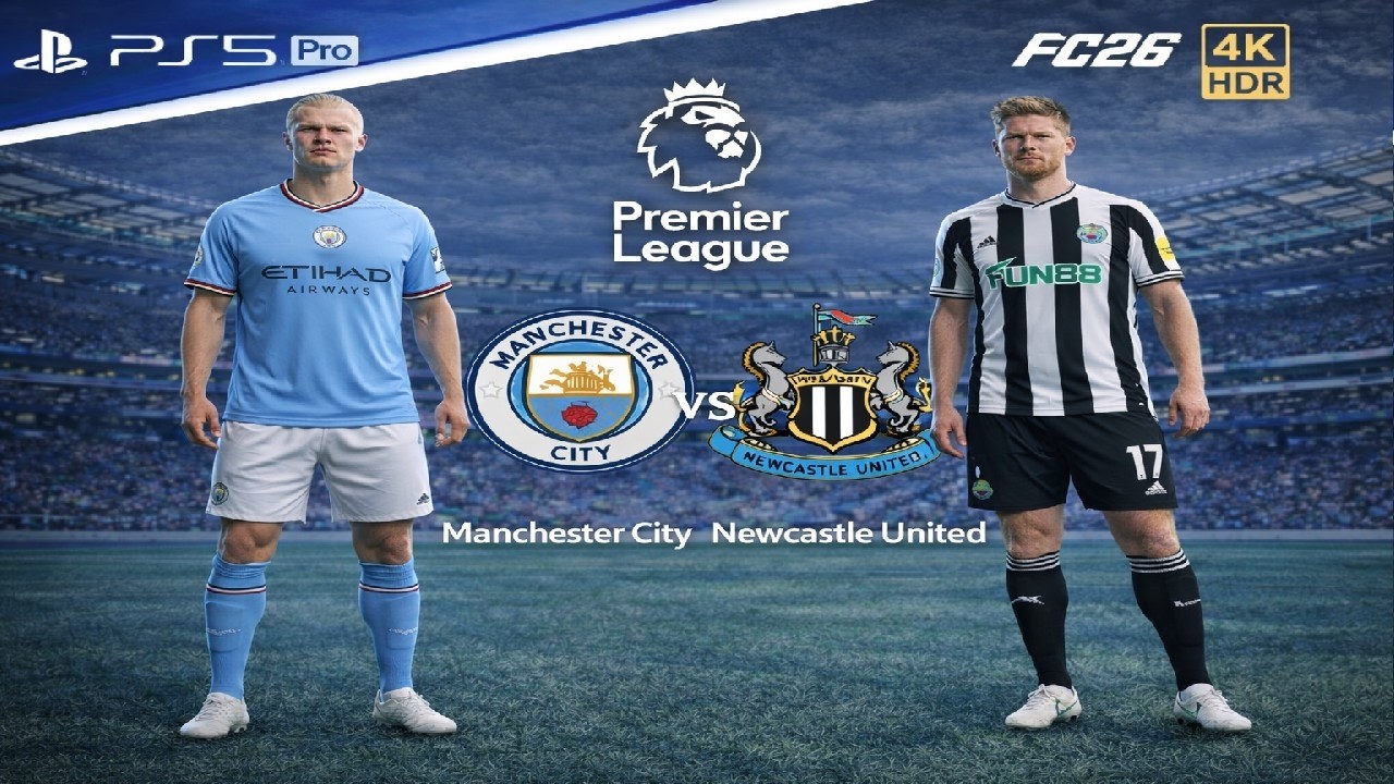 FC26 | Manchester City vs Newcastle | Premier League 25/26| Full Match | PS5 Pro 4K60