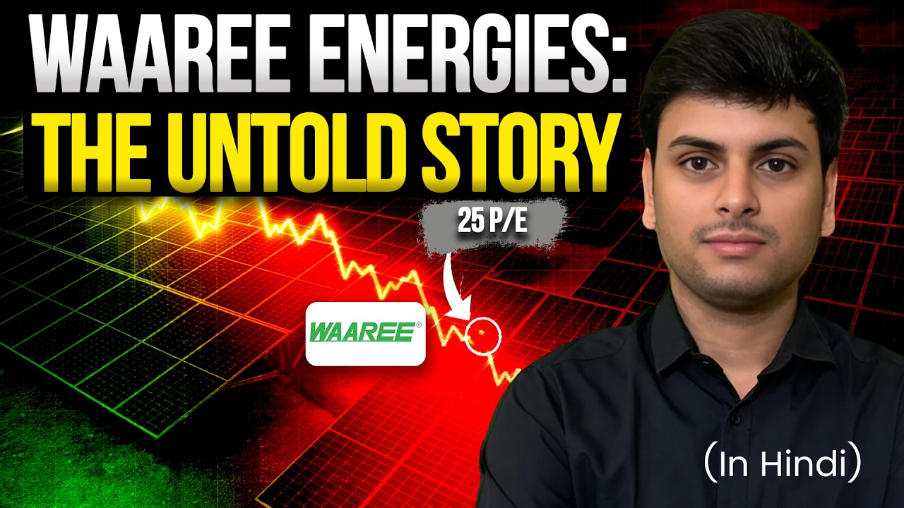 Stocks for Market Correction - Waaree Energies Analysis (Part 3) Large-cap at 25 P/E | Simpli Stocks