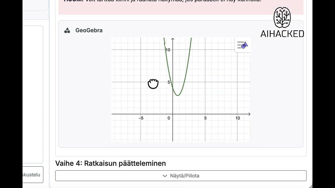 Toisen asteen epäyhtälö -botti (tuotettu Bottigeneraattori v. 2.0 työkalulla)