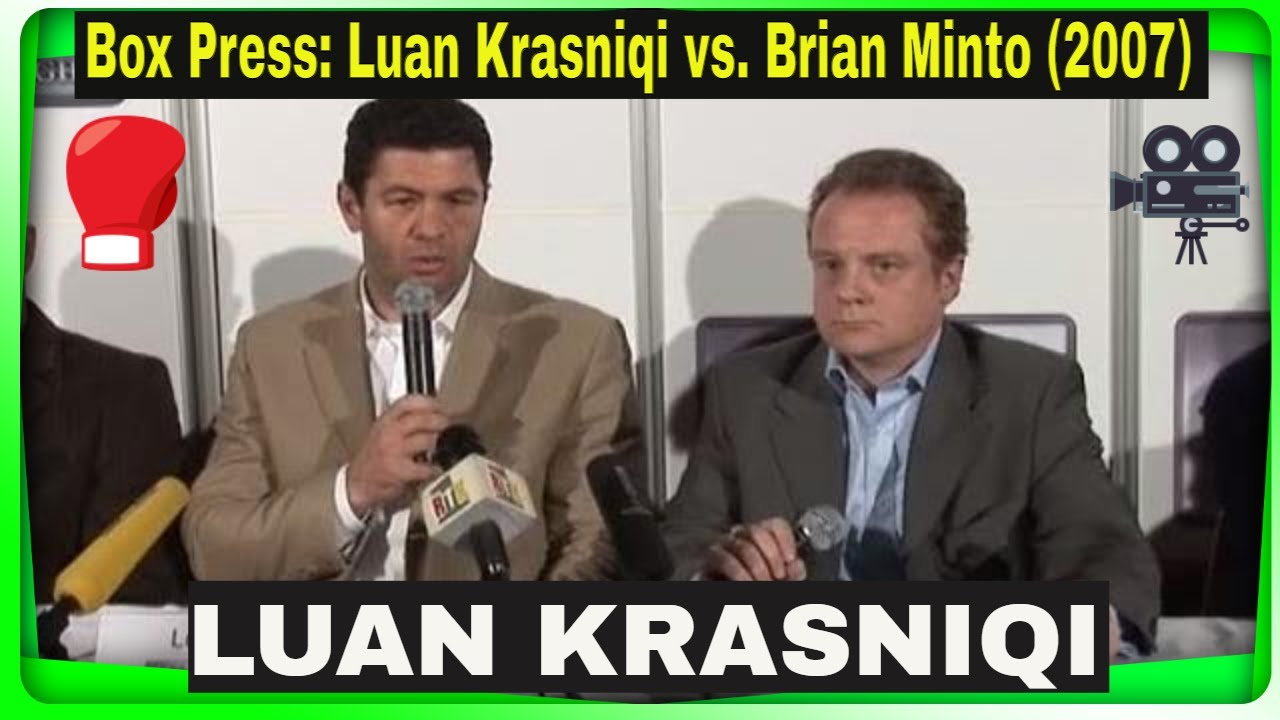 Box Press: Luan Krasniqi vs. Brian Minto (2007)