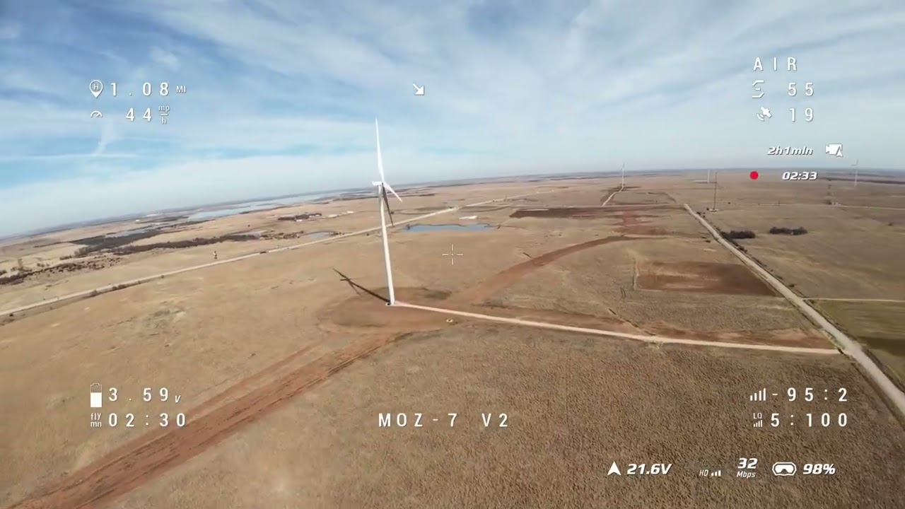 Windmill surfing with the Moz 7 V2