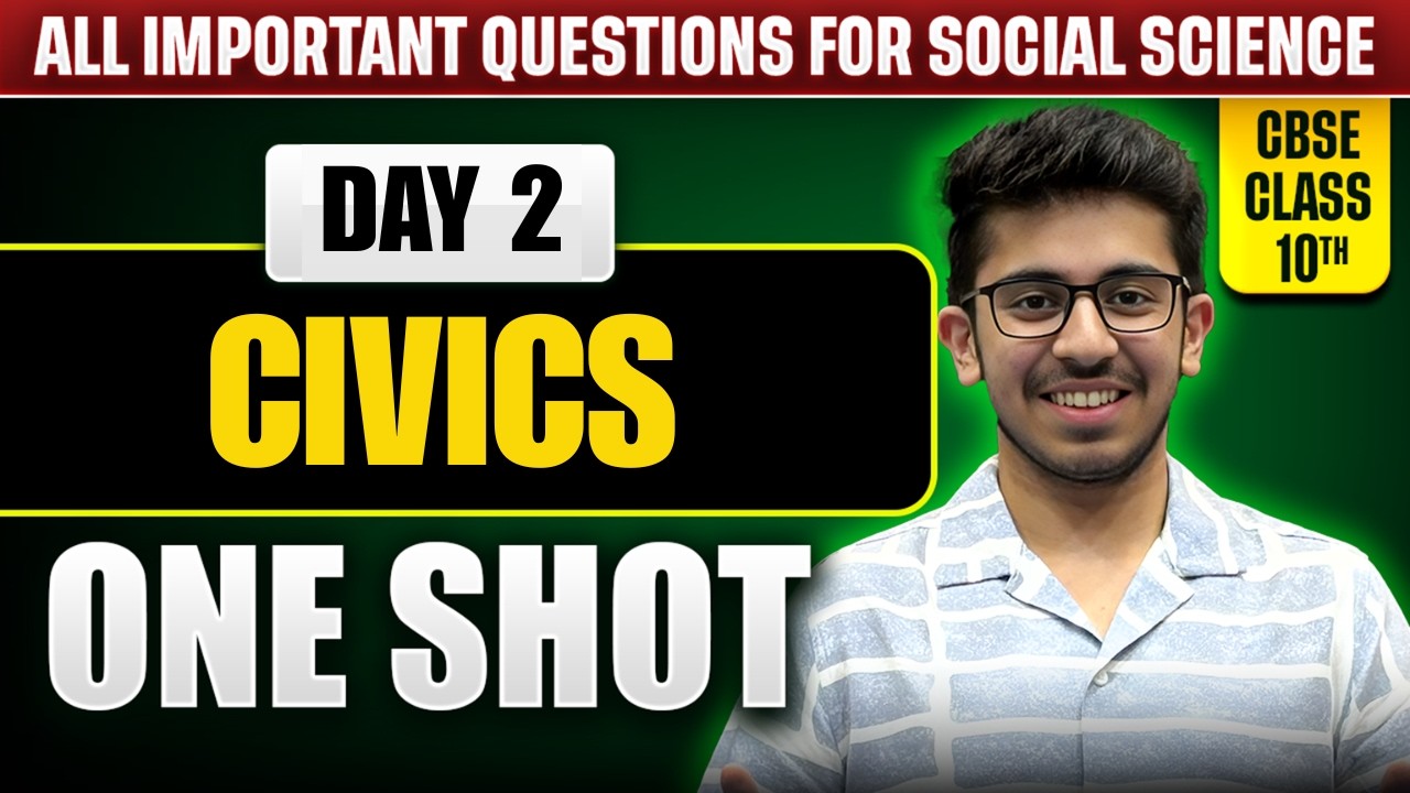 CBSE Class 10 SST 2026 | Civics Most Expected Questions 🔥 | Answer Writing Strategy | Day 2