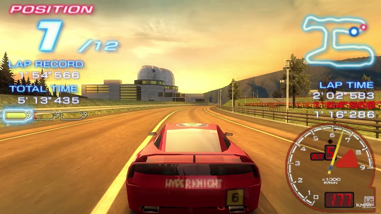 Ridge Racer - PSP Gameplay (4K60fps)