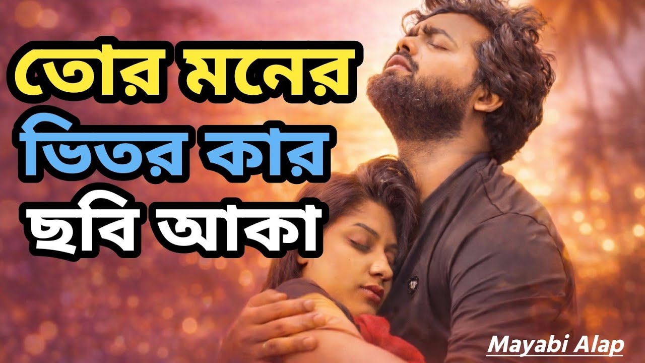 তোর মনের ভিতর কার ছবি আঁকা | Tor Moner Vitor Kar Chabi Aka | Heart Touching Love Song | Mayabi Alap