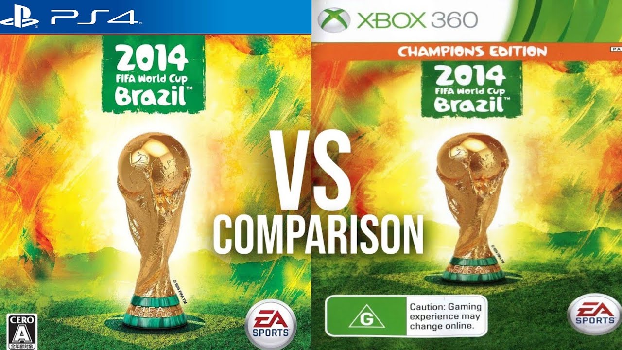 Чемпионат мира по футболу FIFA 2014 PS4 против XBOX 360