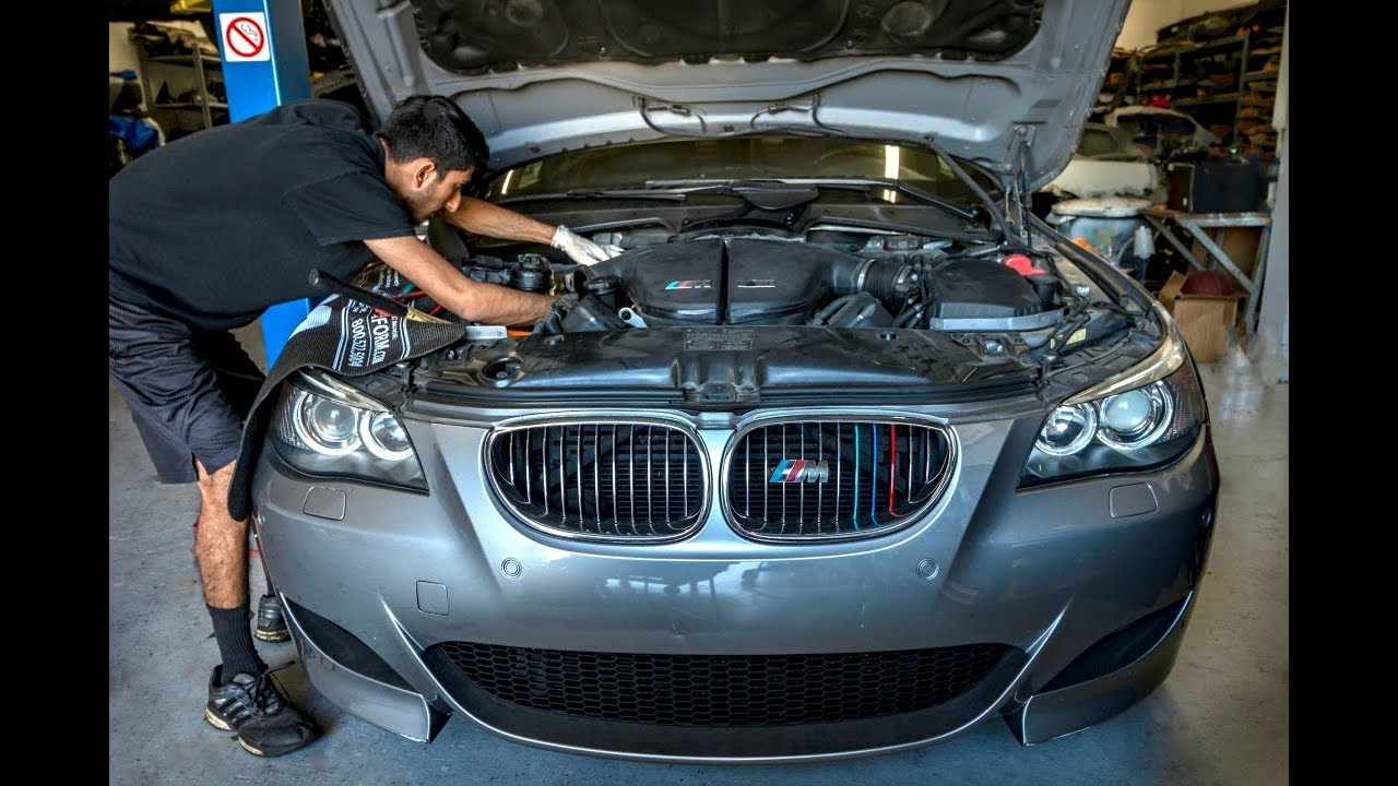 BMW E60 M5 Throttle Actuators Replacement + Organizing Shop