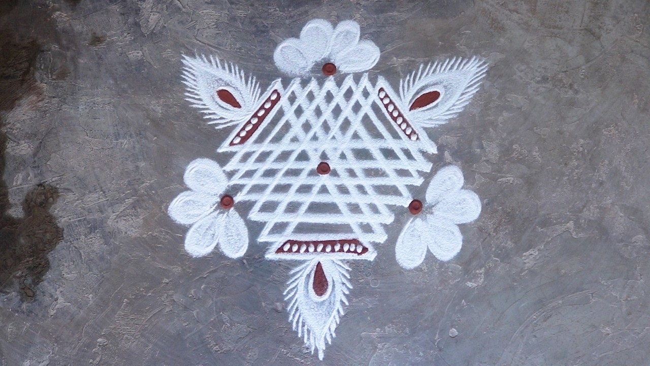 shivaratri kolam special rangolidesign #Pongalkolam by MoshithaArt rangoli || Kolam || Muggulu