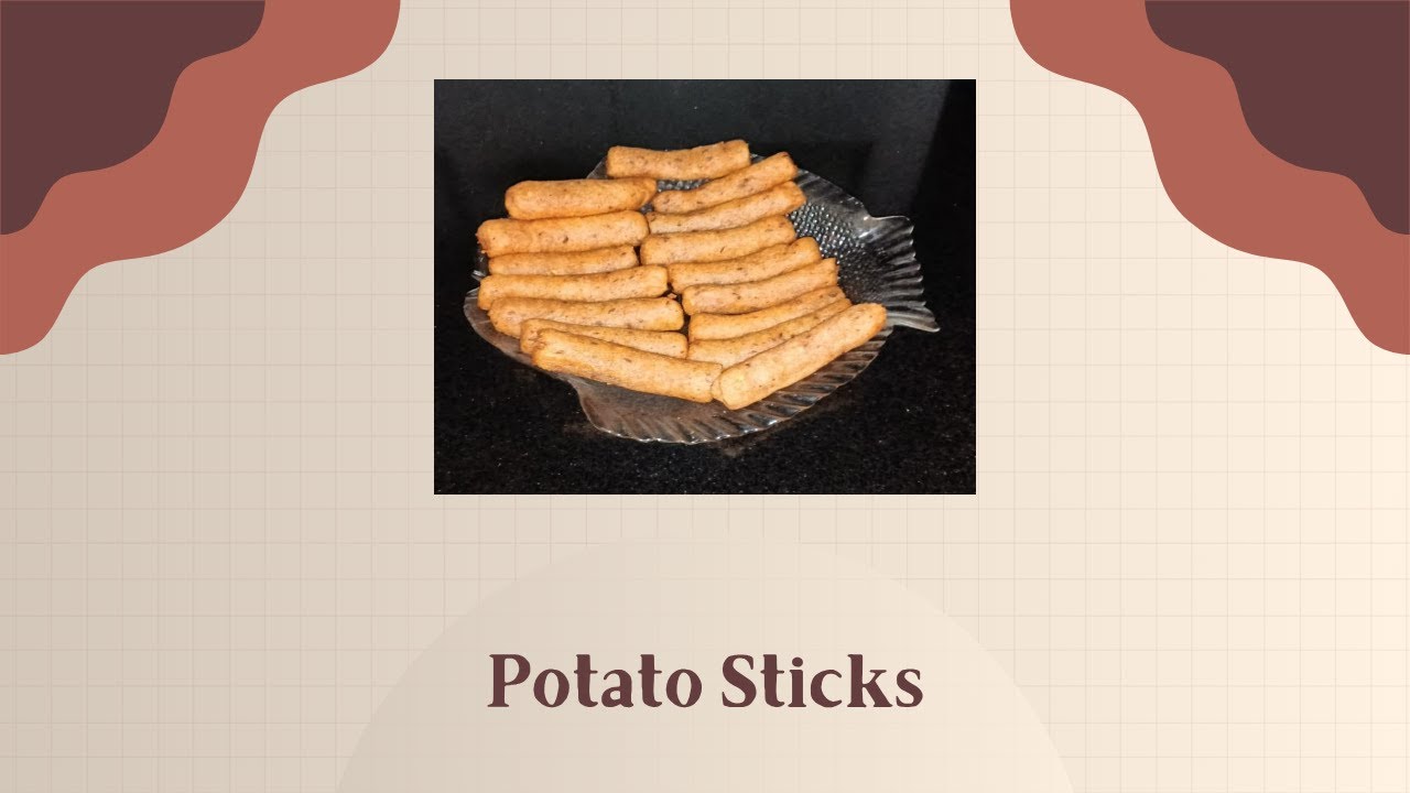 Potato Sticks Recipe | Easy & Tasty Snacks Recipe | How to make Potato Sticks