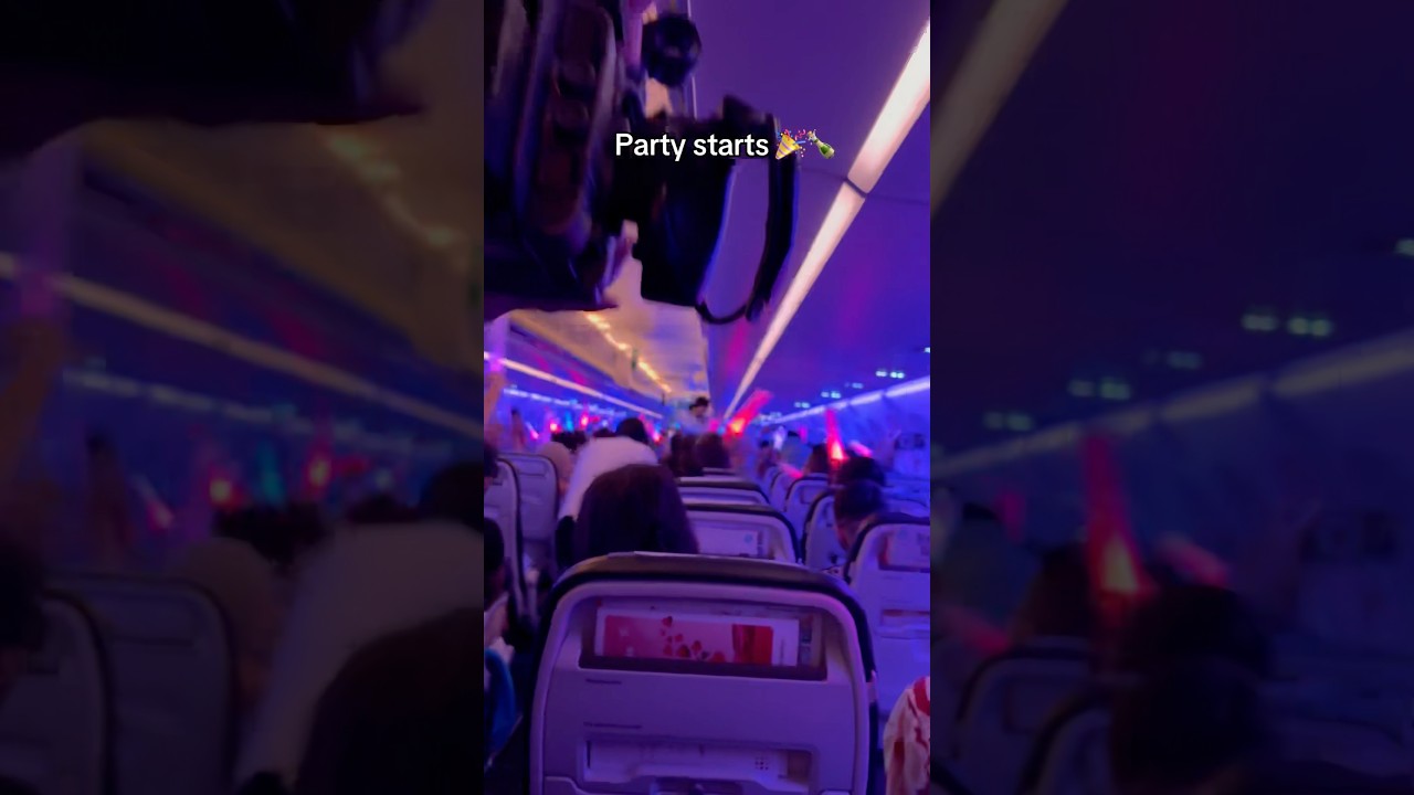 Tomorrowland Party Flight 🥳 #tomorrowland2025 #festival #musicfestival #TML #partyflight