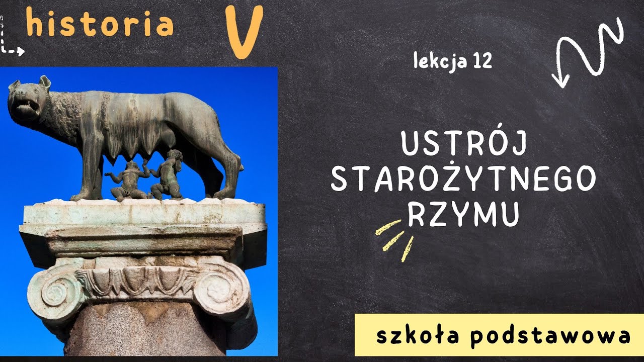 Historia klasa 5 [Lekcja 12 - Ustrój starożytnego Rzymu]