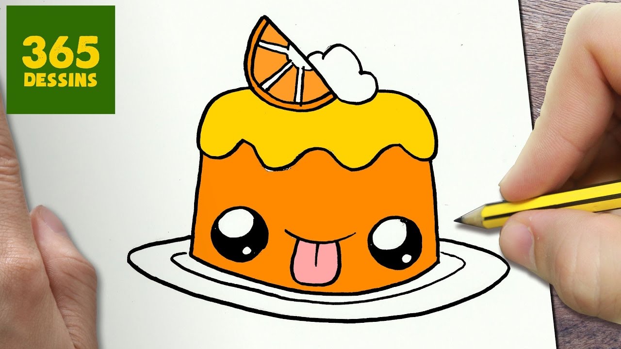 COME DISEGNARE TORTA kawaii passo dopo passo - Disegni kawaii facile
