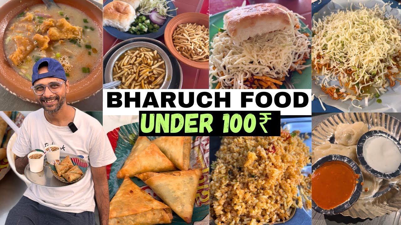 Bharuch's BEST Budget Street Food Tour! (Under ₹100!)🤯