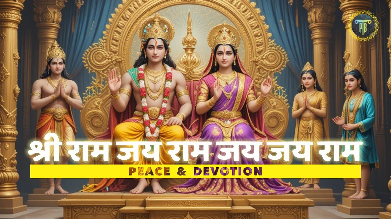 Shri Ram Jai Ram Jai Jai Ram Loop | Peaceful Ram Chanting | AI Devotional Music