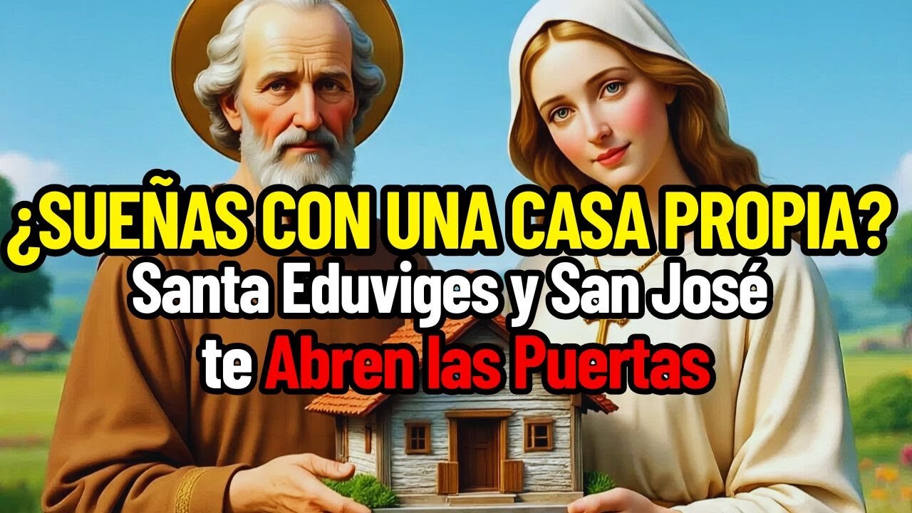 ORACIÓN PODEROSA PARA CONSEGUIR TU CASA: Santa Eduviges y San José te Abren las Puertas 🏠🔑🙏