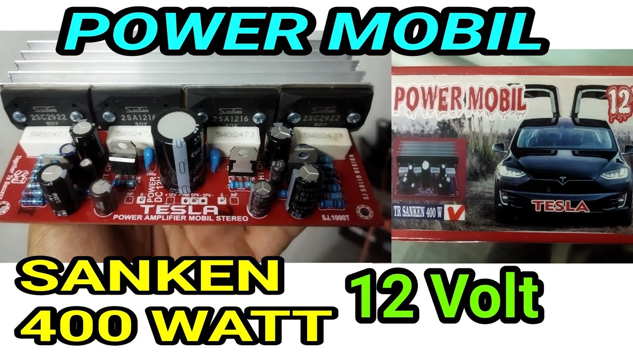 Power Ampli MOBIL Sanken 12 Volt DC