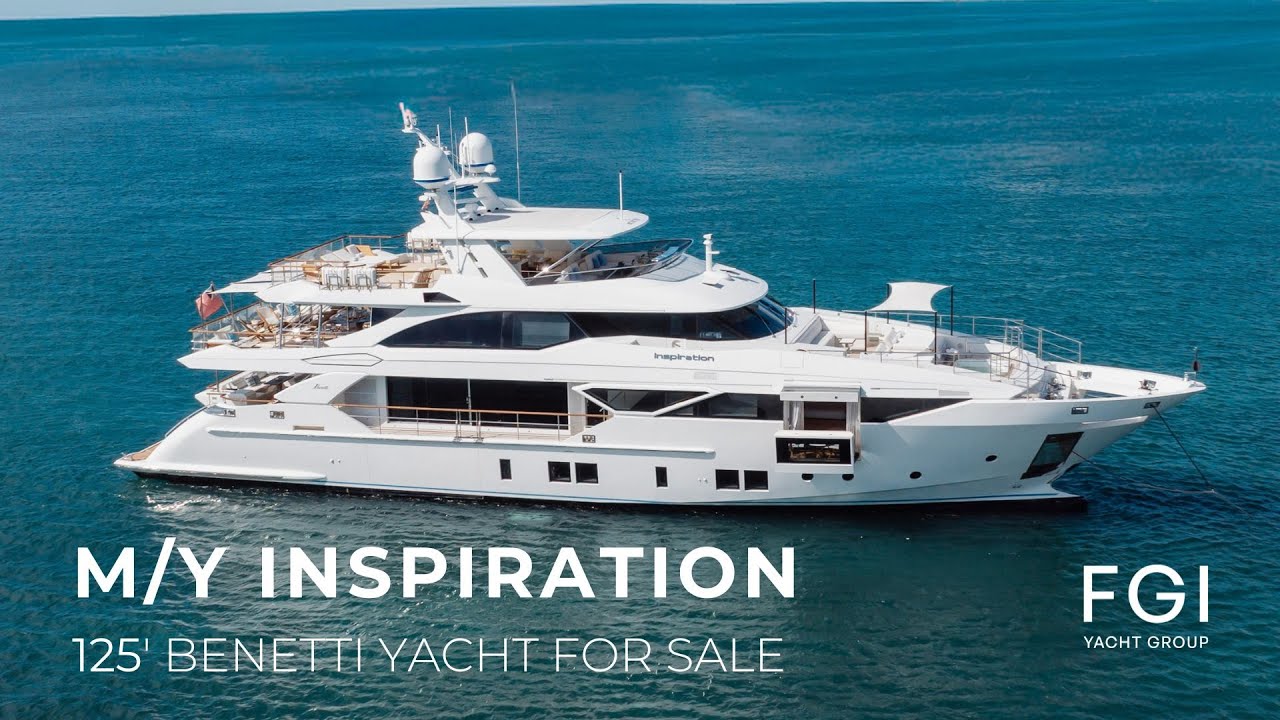 M/Y INSPIRATION - 125&rsquo; Benetti Yacht for Sale