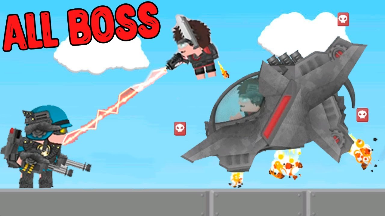 EXT 9 против Боссов Clone Armies 2D Games