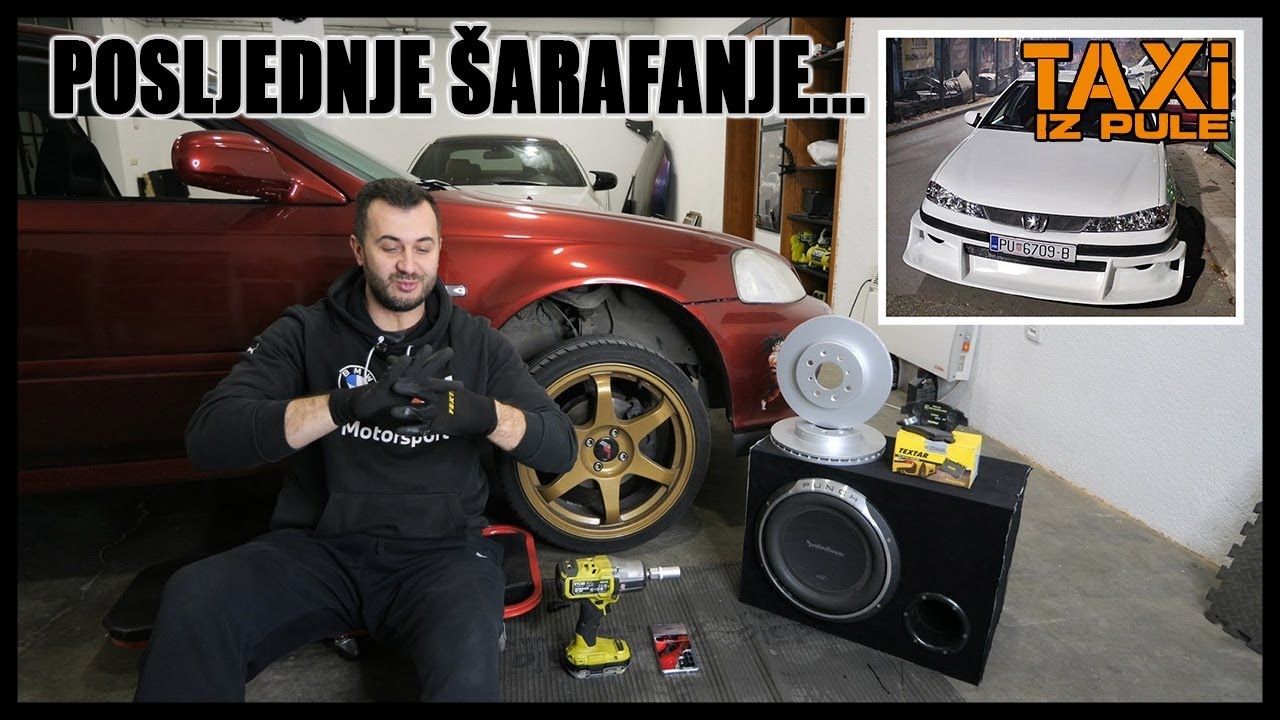 POSLJEDNJE ŠARAFANJE U 2025. NOVE KOČNICE ZA HONDU + TAXI IZ PULE ?!