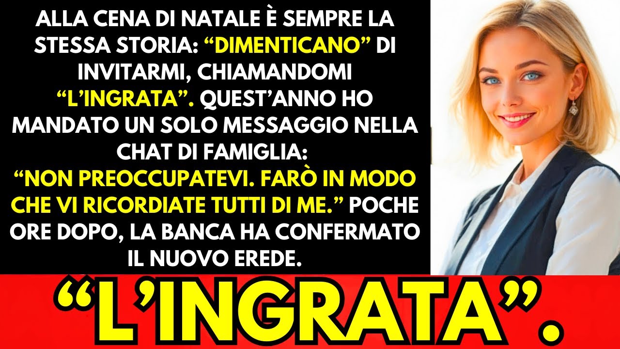 A Cena Del Ringraziamento Mi “Dimenticano” Sempre—Quest’Anno Si Ricorderanno