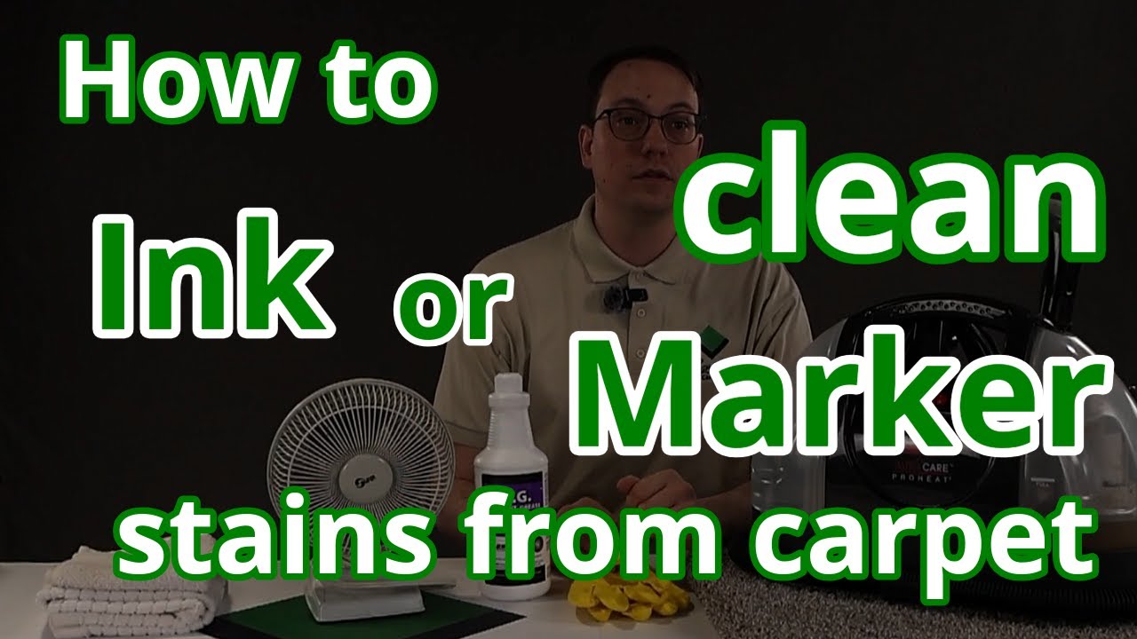 How to get Ink out of Carpet