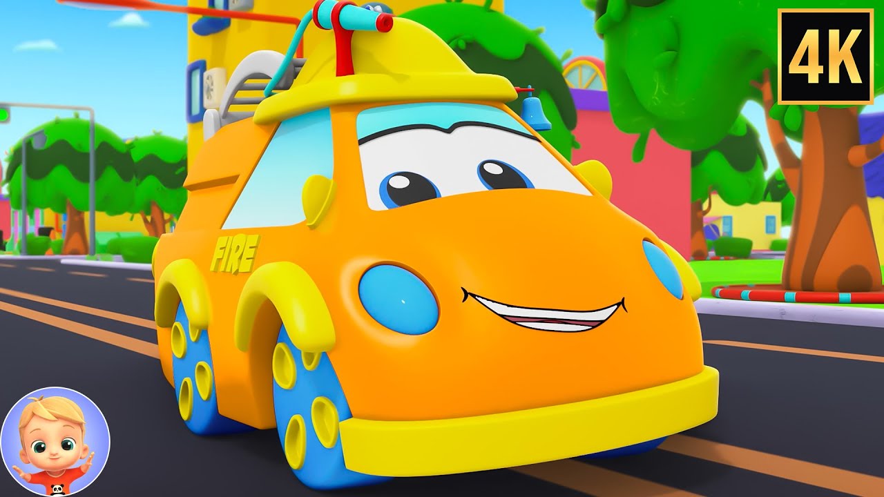 Wheels on the Fire Truck | Fun Vehicle Songs & Learning Rhymes for Kids