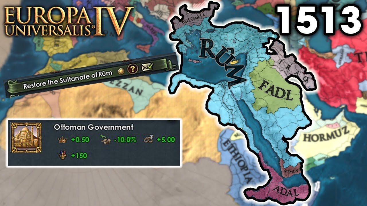 EU4 1.32 Mamluks Guide | Easiest Way to Form Rum