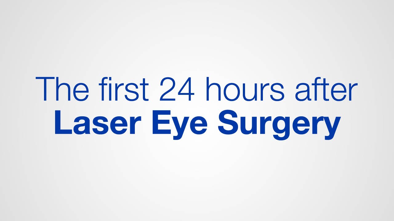 First 24 Hours After Laser Eye Surgery -  Lisa | Optical Express