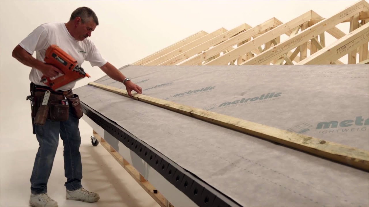 Fixing / Installing Lightweight Roofing: Eaves Battens