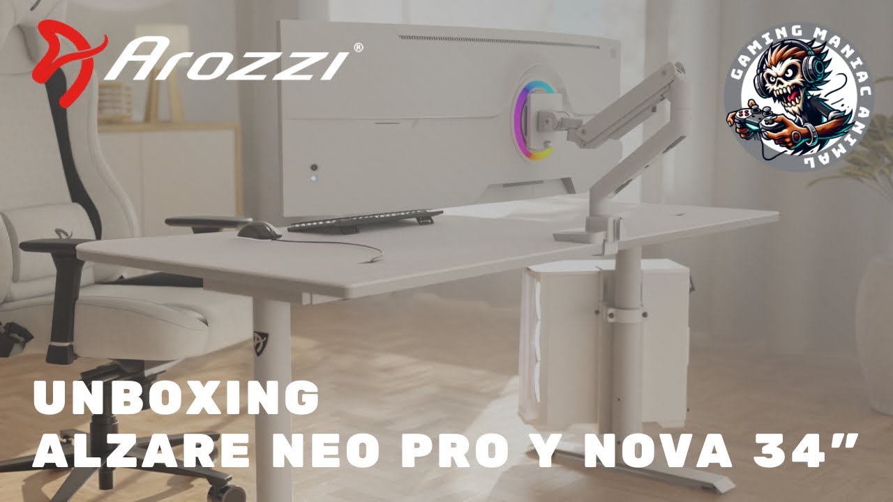UNBOXING Y MONTAJE DEL ALZARE NEO PRO Y LA NOVA 34 DE @ArozziOfficial ✨🦾