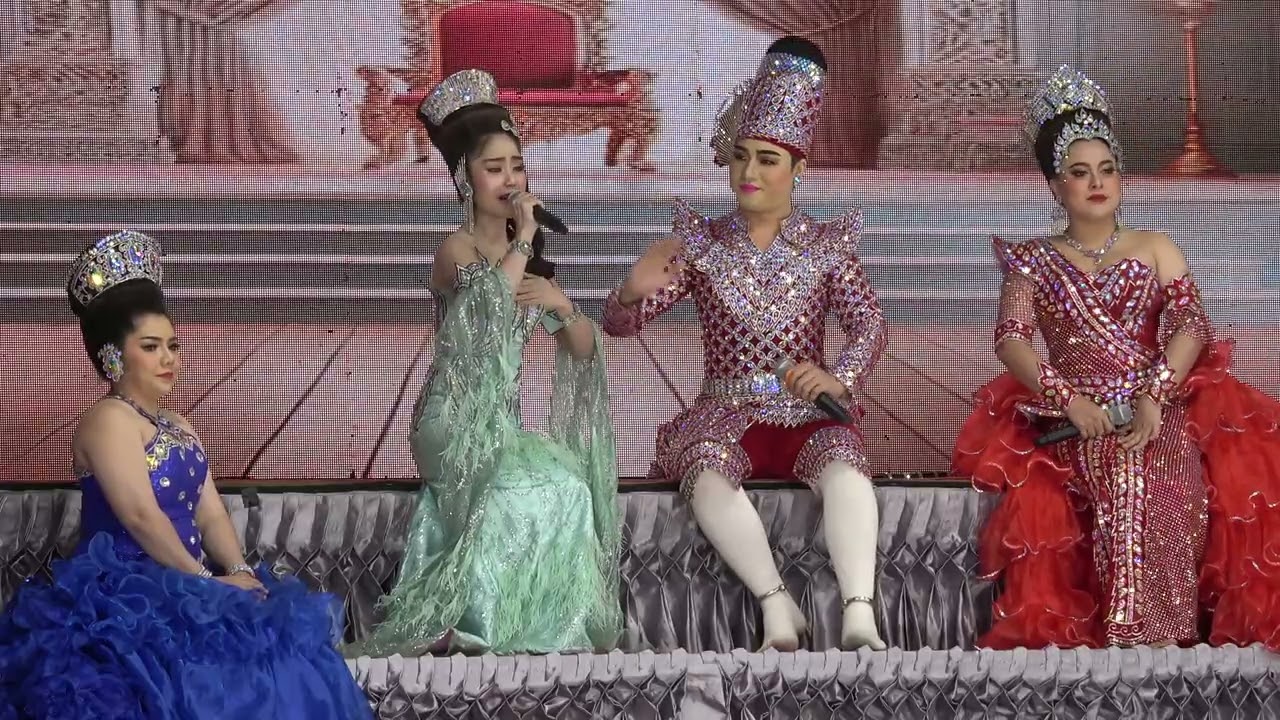 ศิลปินวัยรุ่น ธี แนน เมษา น้ำฝน  #บ้านวงศ์เทวัญ  #วัดหนองราชวัตร จ.สุพรรณบุรี 30 ธ.ค.2568