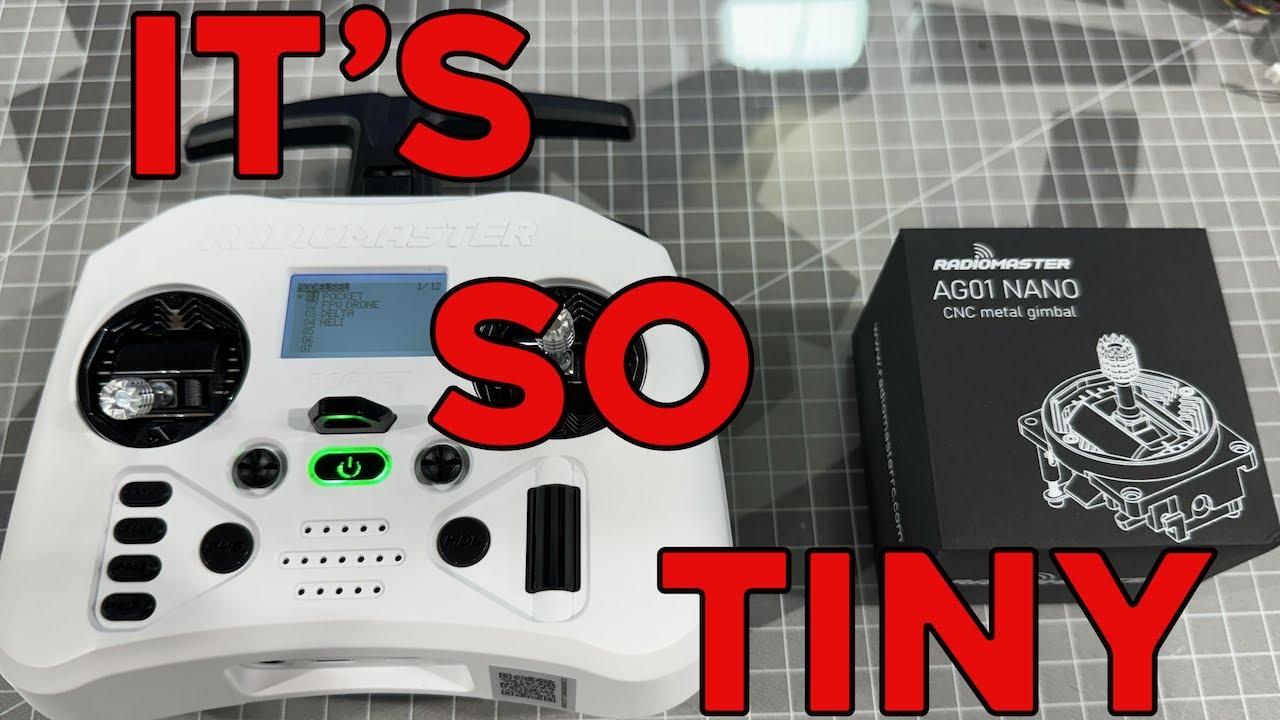 How to install AG01 Nano Gimbals - Radiomaster Pocket Crush