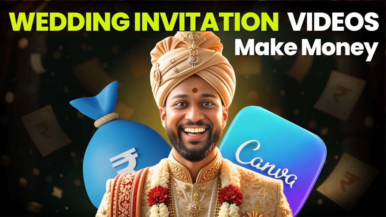 How to Make Gorgeous Wedding Invitation Videos in Canva! Canva Tutorial